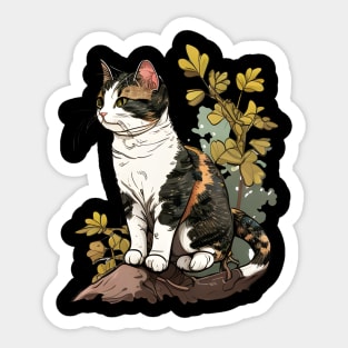 Cat Lady - Cat Faces Cute Girls Womens Sticker